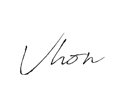 How to make Vhon name signature. Use Antro_Vectra style for creating short signs online. This is the latest handwritten sign. Vhon signature style 6 images and pictures png