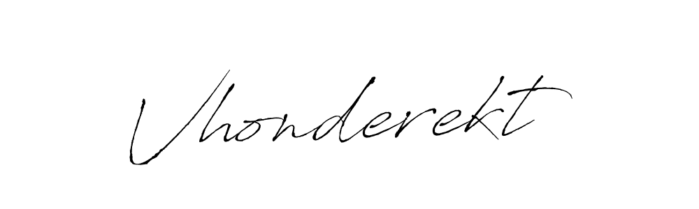 Make a beautiful signature design for name Vhonderekt. Use this online signature maker to create a handwritten signature for free. Vhonderekt signature style 6 images and pictures png