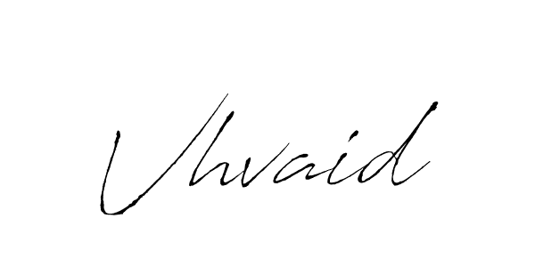 How to make Vhvaid name signature. Use Antro_Vectra style for creating short signs online. This is the latest handwritten sign. Vhvaid signature style 6 images and pictures png