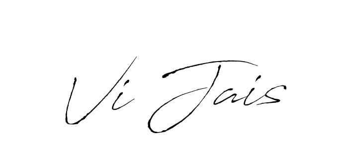 Use a signature maker to create a handwritten signature online. With this signature software, you can design (Antro_Vectra) your own signature for name Vi Jais. Vi Jais signature style 6 images and pictures png