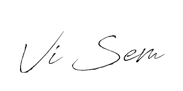 if you are searching for the best signature style for your name Vi Sem. so please give up your signature search. here we have designed multiple signature styles  using Antro_Vectra. Vi Sem signature style 6 images and pictures png
