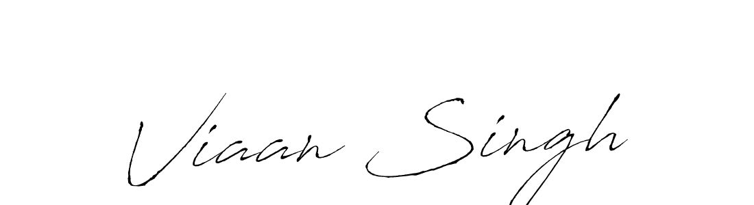 How to make Viaan Singh name signature. Use Antro_Vectra style for creating short signs online. This is the latest handwritten sign. Viaan Singh signature style 6 images and pictures png