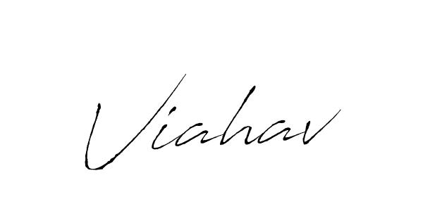 Use a signature maker to create a handwritten signature online. With this signature software, you can design (Antro_Vectra) your own signature for name Viahav. Viahav signature style 6 images and pictures png