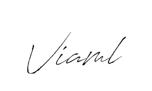 Similarly Antro_Vectra is the best handwritten signature design. Signature creator online .You can use it as an online autograph creator for name Viaml. Viaml signature style 6 images and pictures png