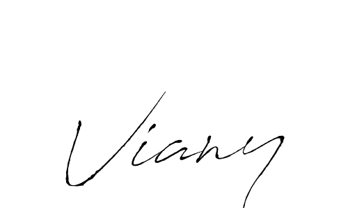 Similarly Antro_Vectra is the best handwritten signature design. Signature creator online .You can use it as an online autograph creator for name Viany. Viany signature style 6 images and pictures png