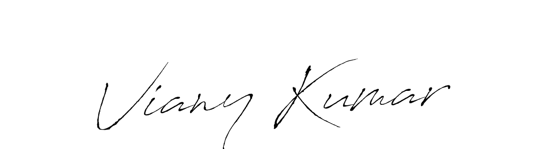 How to make Viany Kumar signature? Antro_Vectra is a professional autograph style. Create handwritten signature for Viany Kumar name. Viany Kumar signature style 6 images and pictures png