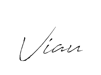 How to make Viau signature? Antro_Vectra is a professional autograph style. Create handwritten signature for Viau name. Viau signature style 6 images and pictures png