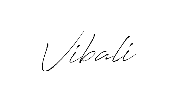 Create a beautiful signature design for name Vibali. With this signature (Antro_Vectra) fonts, you can make a handwritten signature for free. Vibali signature style 6 images and pictures png