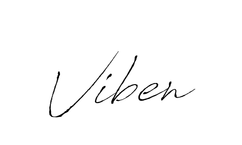 Once you've used our free online signature maker to create your best signature Antro_Vectra style, it's time to enjoy all of the benefits that Viben name signing documents. Viben signature style 6 images and pictures png