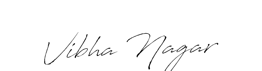 Similarly Antro_Vectra is the best handwritten signature design. Signature creator online .You can use it as an online autograph creator for name Vibha Nagar. Vibha Nagar signature style 6 images and pictures png