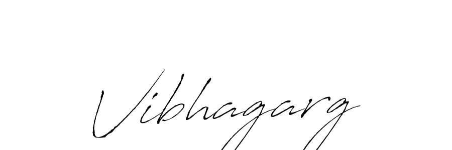 Vibhagarg stylish signature style. Best Handwritten Sign (Antro_Vectra) for my name. Handwritten Signature Collection Ideas for my name Vibhagarg. Vibhagarg signature style 6 images and pictures png