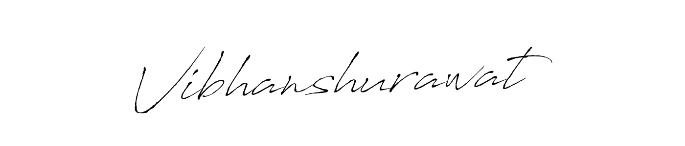 Make a beautiful signature design for name Vibhanshurawat. With this signature (Antro_Vectra) style, you can create a handwritten signature for free. Vibhanshurawat signature style 6 images and pictures png