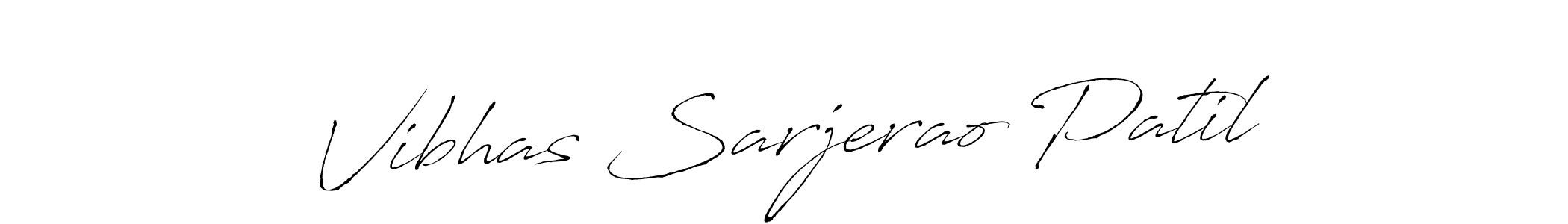 Make a beautiful signature design for name Vibhas Sarjerao Patil. With this signature (Antro_Vectra) style, you can create a handwritten signature for free. Vibhas Sarjerao Patil signature style 6 images and pictures png