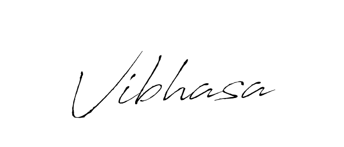 Design your own signature with our free online signature maker. With this signature software, you can create a handwritten (Antro_Vectra) signature for name Vibhasa. Vibhasa signature style 6 images and pictures png