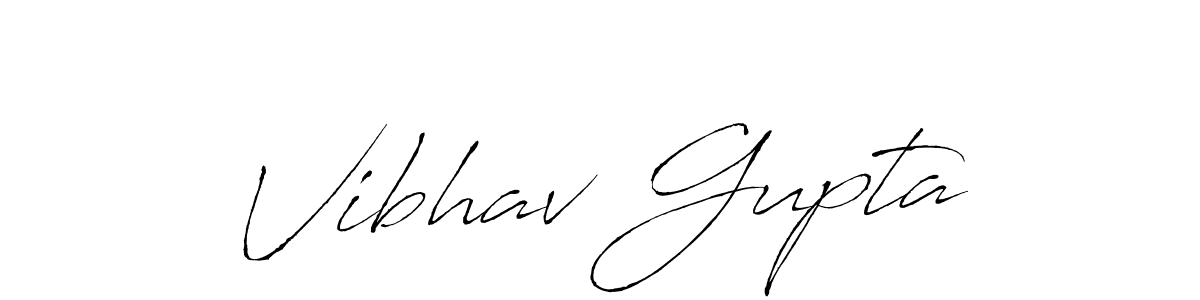 Vibhav Gupta stylish signature style. Best Handwritten Sign (Antro_Vectra) for my name. Handwritten Signature Collection Ideas for my name Vibhav Gupta. Vibhav Gupta signature style 6 images and pictures png