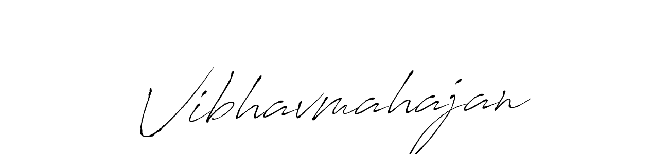 How to make Vibhavmahajan name signature. Use Antro_Vectra style for creating short signs online. This is the latest handwritten sign. Vibhavmahajan signature style 6 images and pictures png