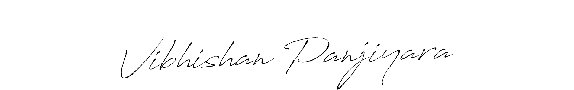 Similarly Antro_Vectra is the best handwritten signature design. Signature creator online .You can use it as an online autograph creator for name Vibhishan Panjiyara. Vibhishan Panjiyara signature style 6 images and pictures png