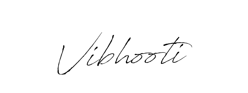 How to make Vibhooti signature? Antro_Vectra is a professional autograph style. Create handwritten signature for Vibhooti name. Vibhooti signature style 6 images and pictures png