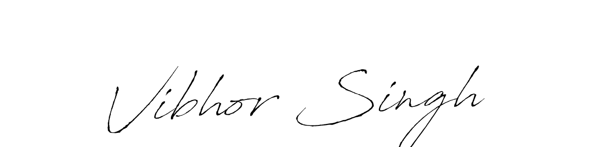 How to Draw Vibhor Singh signature style? Antro_Vectra is a latest design signature styles for name Vibhor Singh. Vibhor Singh signature style 6 images and pictures png