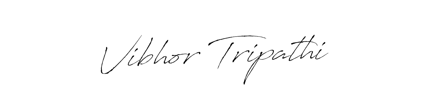 How to make Vibhor Tripathi signature? Antro_Vectra is a professional autograph style. Create handwritten signature for Vibhor Tripathi name. Vibhor Tripathi signature style 6 images and pictures png