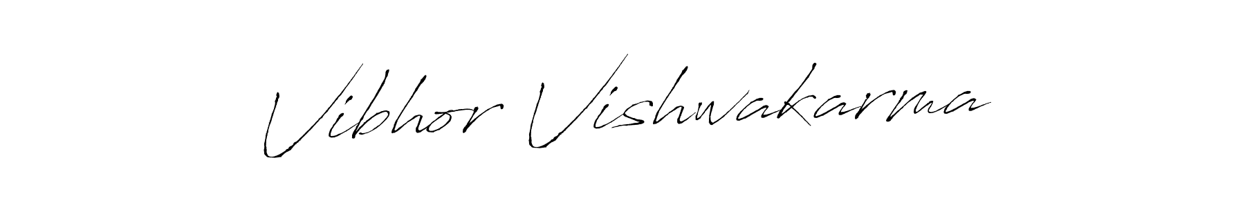 Design your own signature with our free online signature maker. With this signature software, you can create a handwritten (Antro_Vectra) signature for name Vibhor Vishwakarma. Vibhor Vishwakarma signature style 6 images and pictures png