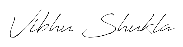 Make a beautiful signature design for name Vibhu Shukla. Use this online signature maker to create a handwritten signature for free. Vibhu Shukla signature style 6 images and pictures png