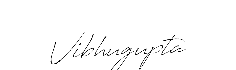 Vibhugupta stylish signature style. Best Handwritten Sign (Antro_Vectra) for my name. Handwritten Signature Collection Ideas for my name Vibhugupta. Vibhugupta signature style 6 images and pictures png