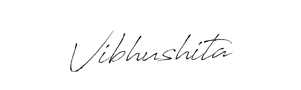 How to make Vibhushita signature? Antro_Vectra is a professional autograph style. Create handwritten signature for Vibhushita name. Vibhushita signature style 6 images and pictures png