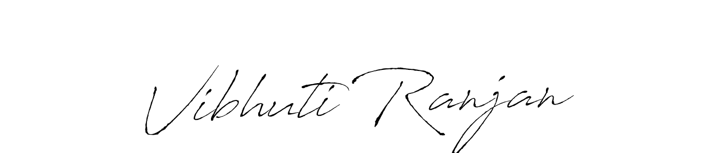 Make a beautiful signature design for name Vibhuti Ranjan. With this signature (Antro_Vectra) style, you can create a handwritten signature for free. Vibhuti Ranjan signature style 6 images and pictures png