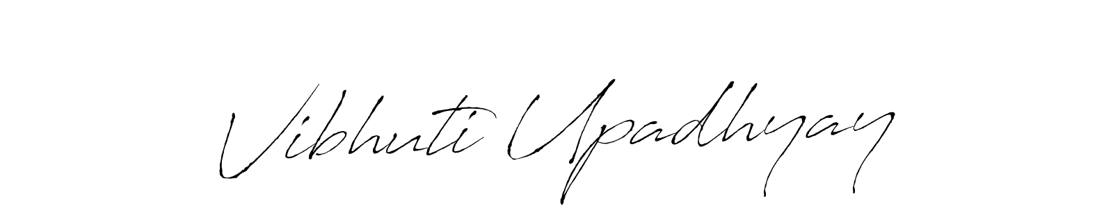 Make a beautiful signature design for name Vibhuti Upadhyay. With this signature (Antro_Vectra) style, you can create a handwritten signature for free. Vibhuti Upadhyay signature style 6 images and pictures png