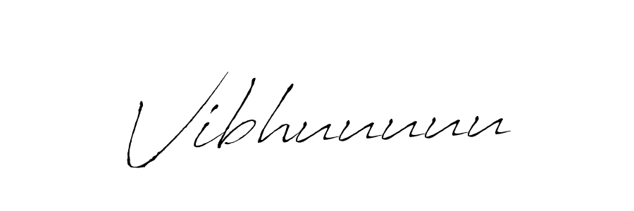 Use a signature maker to create a handwritten signature online. With this signature software, you can design (Antro_Vectra) your own signature for name Vibhuuuuu. Vibhuuuuu signature style 6 images and pictures png
