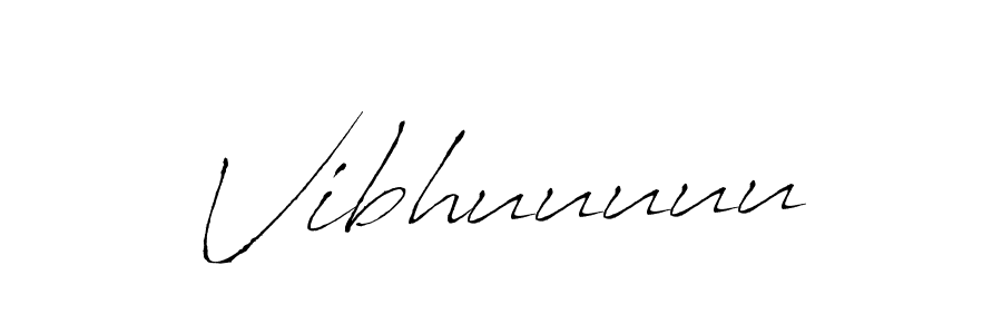 Use a signature maker to create a handwritten signature online. With this signature software, you can design (Antro_Vectra) your own signature for name Vibhuuuuu. Vibhuuuuu signature style 6 images and pictures png