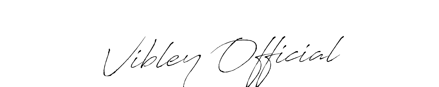 Similarly Antro_Vectra is the best handwritten signature design. Signature creator online .You can use it as an online autograph creator for name Vibley Official. Vibley Official signature style 6 images and pictures png