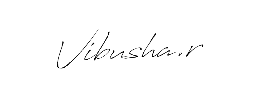 You should practise on your own different ways (Antro_Vectra) to write your name (Vibusha.r) in signature. don't let someone else do it for you. Vibusha.r signature style 6 images and pictures png