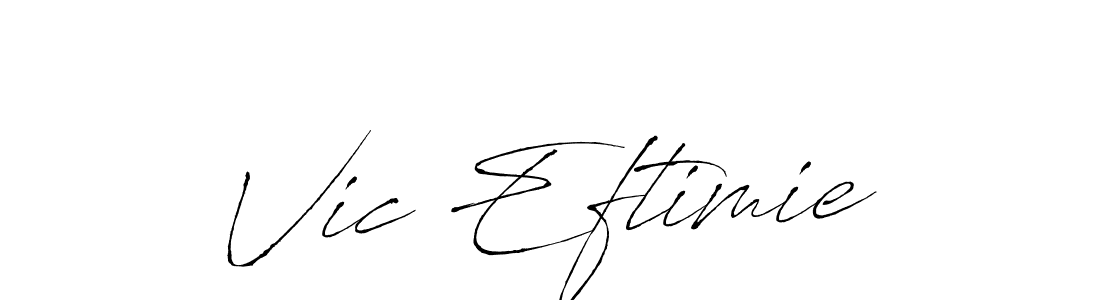 Similarly Antro_Vectra is the best handwritten signature design. Signature creator online .You can use it as an online autograph creator for name Vic Eftimie. Vic Eftimie signature style 6 images and pictures png