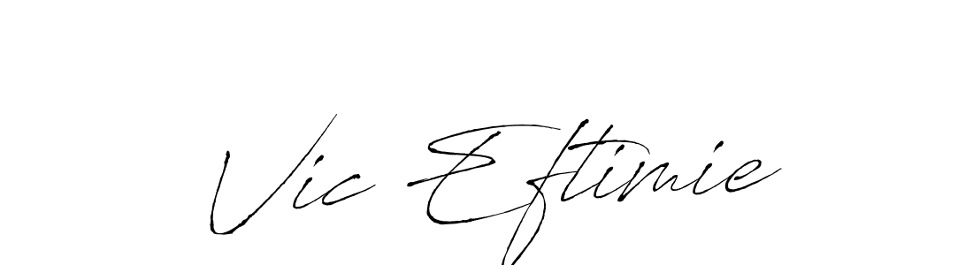 Similarly Antro_Vectra is the best handwritten signature design. Signature creator online .You can use it as an online autograph creator for name Vic Eftimie. Vic Eftimie signature style 6 images and pictures png