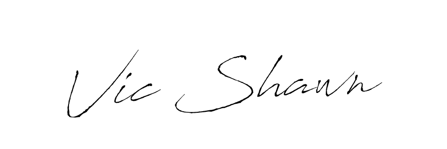 It looks lik you need a new signature style for name Vic Shawn. Design unique handwritten (Antro_Vectra) signature with our free signature maker in just a few clicks. Vic Shawn signature style 6 images and pictures png