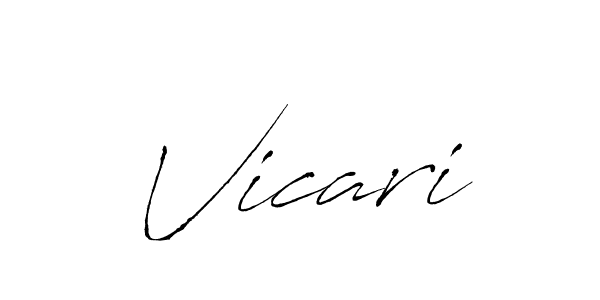 Antro_Vectra is a professional signature style that is perfect for those who want to add a touch of class to their signature. It is also a great choice for those who want to make their signature more unique. Get Vicari name to fancy signature for free. Vicari signature style 6 images and pictures png