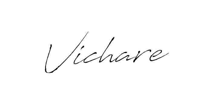 if you are searching for the best signature style for your name Vichare. so please give up your signature search. here we have designed multiple signature styles  using Antro_Vectra. Vichare signature style 6 images and pictures png