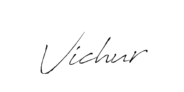 Antro_Vectra is a professional signature style that is perfect for those who want to add a touch of class to their signature. It is also a great choice for those who want to make their signature more unique. Get Vichur name to fancy signature for free. Vichur signature style 6 images and pictures png