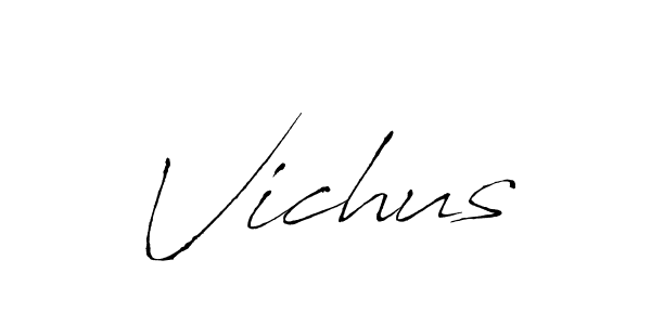 Once you've used our free online signature maker to create your best signature Antro_Vectra style, it's time to enjoy all of the benefits that Vichus name signing documents. Vichus signature style 6 images and pictures png
