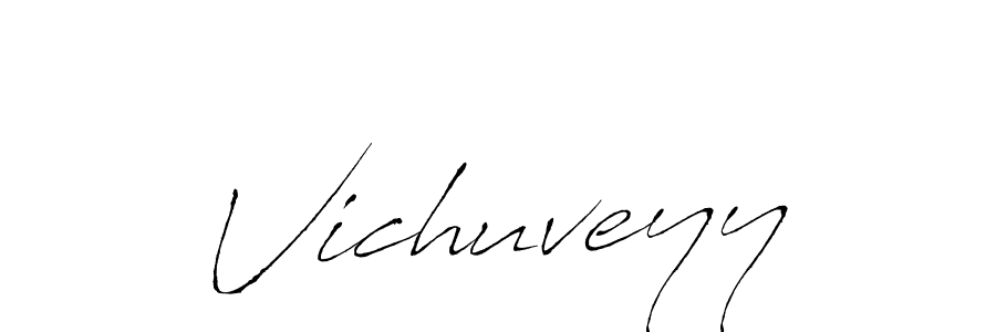 How to make Vichuveyy signature? Antro_Vectra is a professional autograph style. Create handwritten signature for Vichuveyy name. Vichuveyy signature style 6 images and pictures png