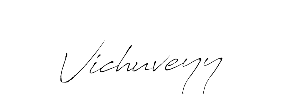 How to make Vichuveyy signature? Antro_Vectra is a professional autograph style. Create handwritten signature for Vichuveyy name. Vichuveyy signature style 6 images and pictures png