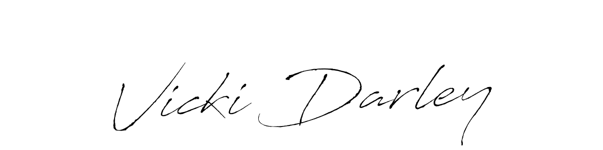 Similarly Antro_Vectra is the best handwritten signature design. Signature creator online .You can use it as an online autograph creator for name Vicki Darley. Vicki Darley signature style 6 images and pictures png