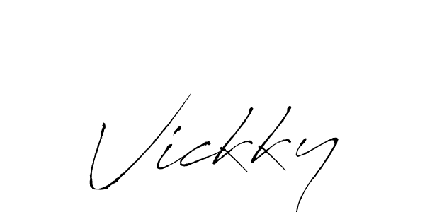 It looks lik you need a new signature style for name Vickky. Design unique handwritten (Antro_Vectra) signature with our free signature maker in just a few clicks. Vickky signature style 6 images and pictures png