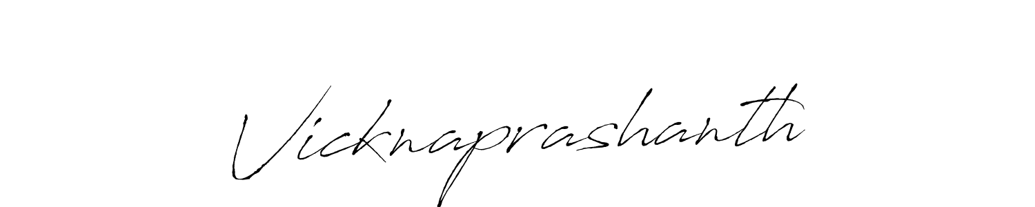 Antro_Vectra is a professional signature style that is perfect for those who want to add a touch of class to their signature. It is also a great choice for those who want to make their signature more unique. Get Vicknaprashanth name to fancy signature for free. Vicknaprashanth signature style 6 images and pictures png