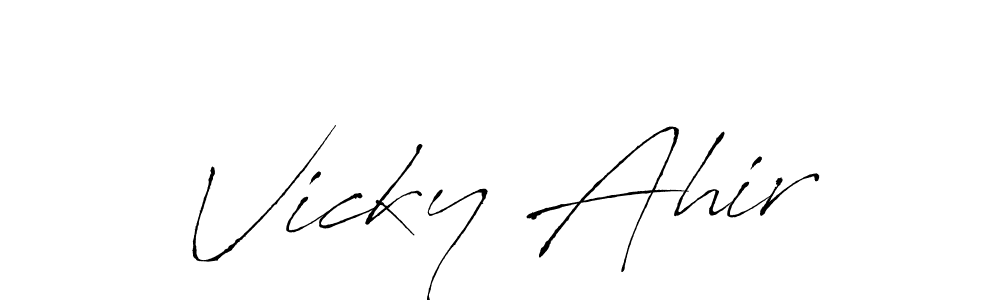 How to Draw Vicky Ahir signature style? Antro_Vectra is a latest design signature styles for name Vicky Ahir. Vicky Ahir signature style 6 images and pictures png