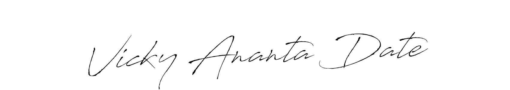 You should practise on your own different ways (Antro_Vectra) to write your name (Vicky Ananta Date) in signature. don't let someone else do it for you. Vicky Ananta Date signature style 6 images and pictures png