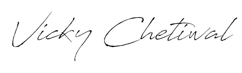 Get an exclusive digital autograph for Vicky Chetiwal. The Antro_Vectra typeface captures the charm of real penmanship on paper. Vicky Chetiwal signature style 6 images and pictures png