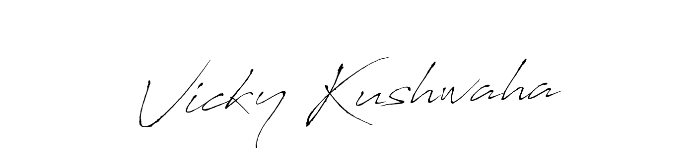 You should practise on your own different ways (Antro_Vectra) to write your name (Vicky Kushwaha) in signature. don't let someone else do it for you. Vicky Kushwaha signature style 6 images and pictures png